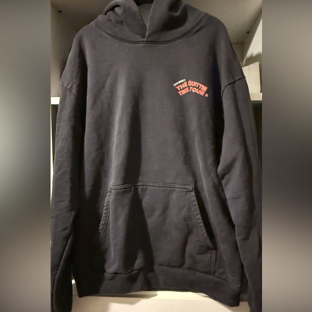 Zach Bryan Quittin Time Tour Merch Hoodie Sweatshirt Official Mens Size XL 2024